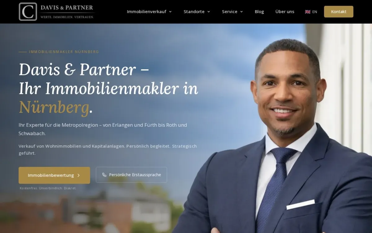 Webdesign-Referenz: Immobilienmakler
