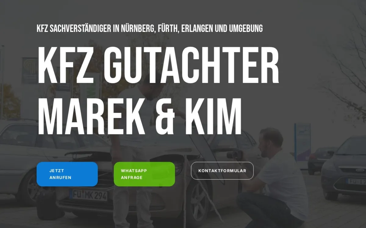 Webdesign-Referenz: Kfz-Gutachter