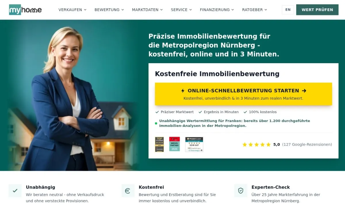 Webdesign-Referenz: Immobilienmakler